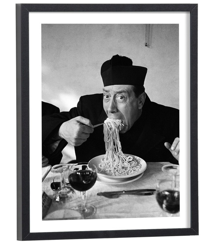 Affiche Fernandel Spaghetti Le retour de Don Camillo