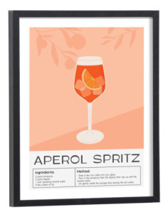 Affiche Cocktail Aperol Spritz