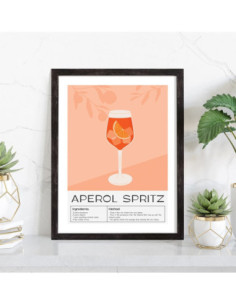Affiche Cocktail Aperol Spritz 2