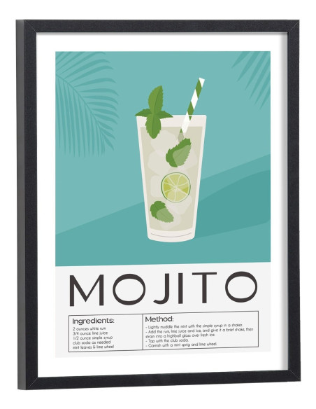Affiche Cocktail Mojito