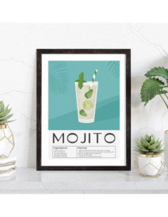 Affiche Cocktail Mojito 2
