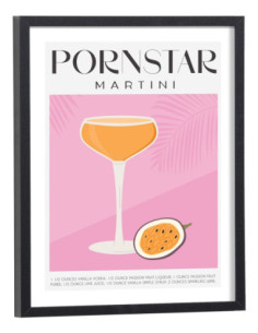 Affiche Cocktail Pornstar Martini