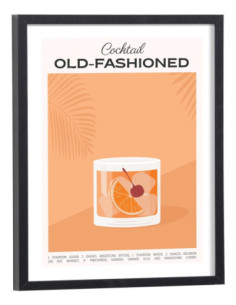 Affiche Cocktail Old Fashioned