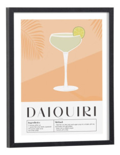 Affiche Cocktail Daiquiri
