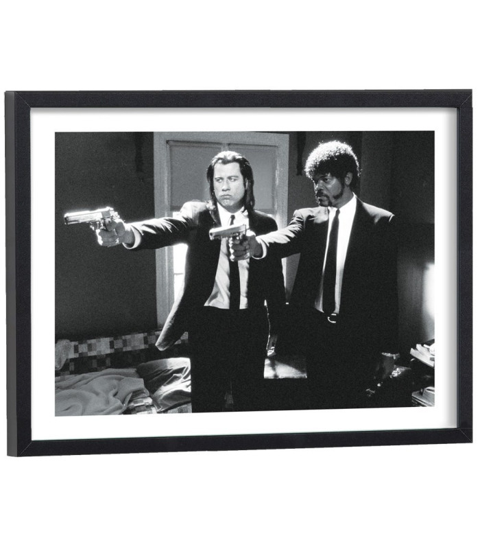 Affiche Pulp Fiction noir et blanc