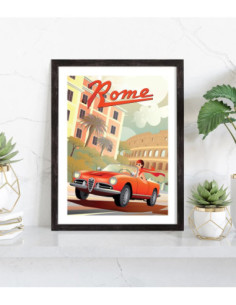 Affiche Rome retro vintage 2