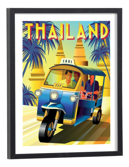 Affiche Thaïlande vintage