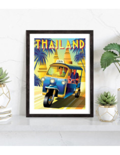 Affiche Thaïlande vintage 2