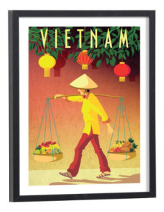 Affiche Vietnam Vintage