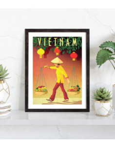 Affiche Vietnam Vintage 2