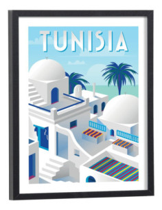 Affiche Tunisie Vintage