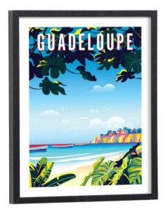 Affiche Guadeloupe vintage
