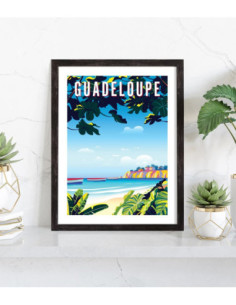 Affiche Guadeloupe vintage 2
