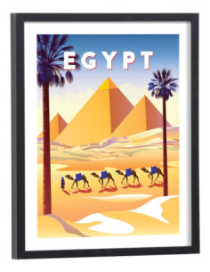 Affiche Egypte Vintage