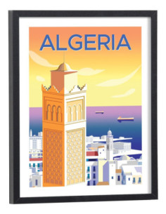Affiche Algérie vintage