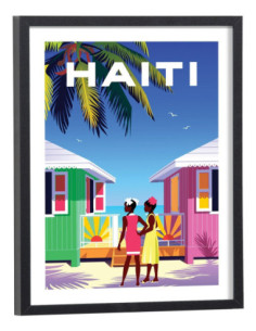 Affiche Haïti Vintage