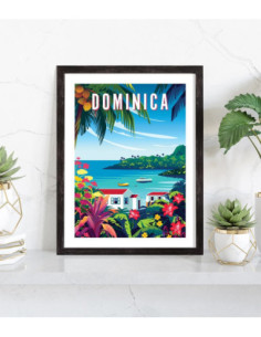 Affiche République Dominicaine Vintage 2