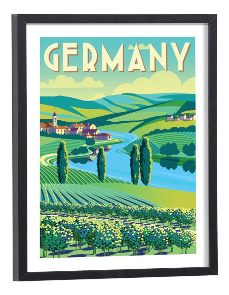 Affiche Allemagne Vintage