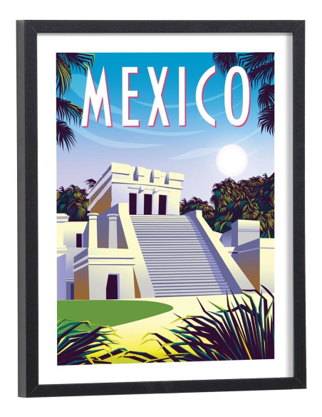 Affiche Mexique Vintage
