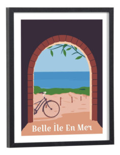 Affiche Belle Île en Mer vintage