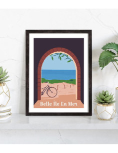Affiche Belle Île en Mer vintage 2