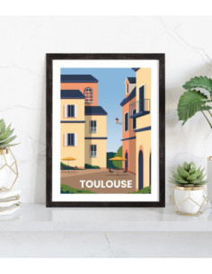 Affiche Toulouse Vintage 2