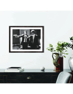 Affiche Pulp Fiction noir et blanc 2