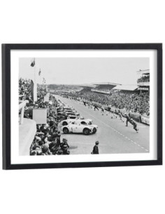 Affiche 24h du Mans départ vintage