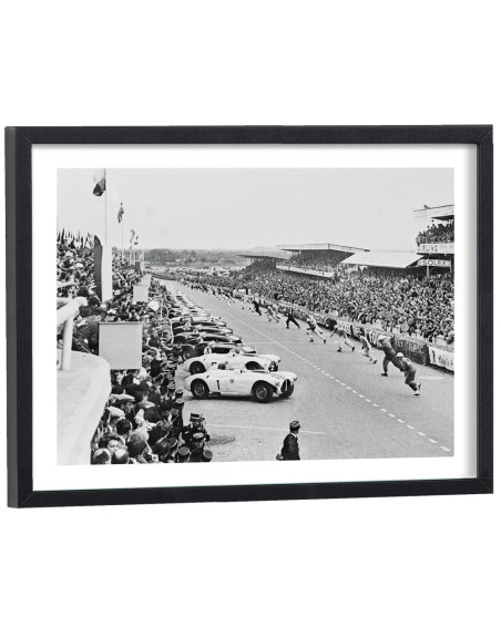 Affiche 24h du Mans départ vintage