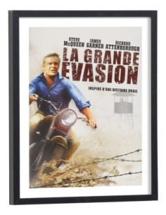 Affiche du Film La grande évasion avec Steve McQueen