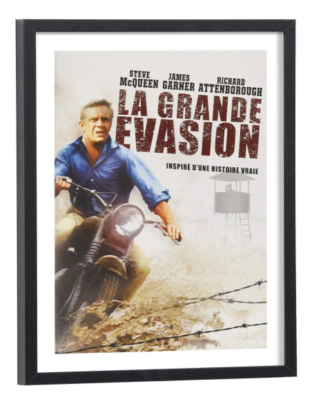 Affiche du Film La grande évasion avec Steve McQueen