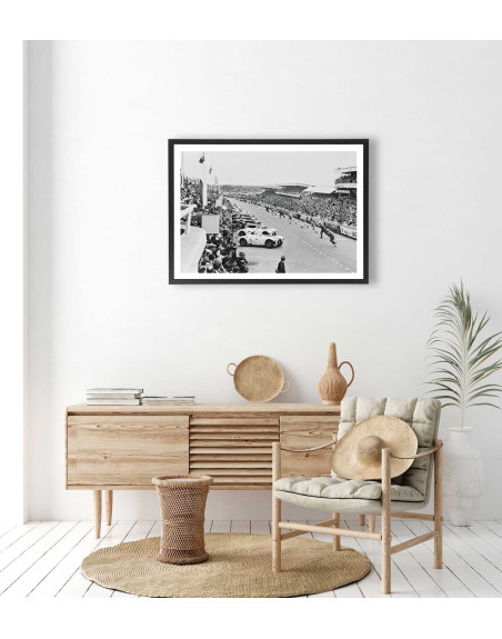  Affiche départ 24h du Mans