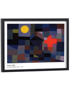 Tableau Reproduction Paul Klee - Feu au clair de lune