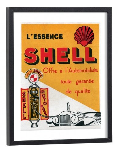 Affiche Pub essence Shell