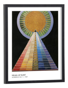 Tableau Reproduction Hilma af Klint - Altarpiece No 1