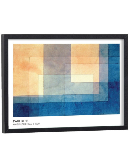 Tableau Reproduction Paul Klee - Maison sur l'eau