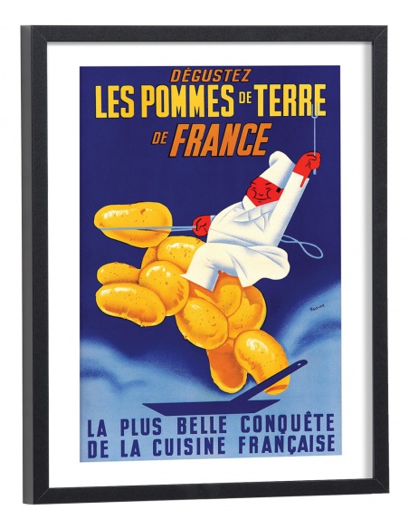 Affiche Pub Pommes de terres vintage
