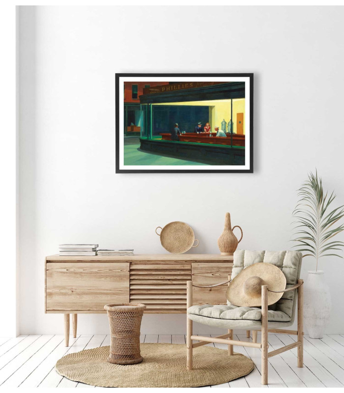  Affiche Nighthawks Edward Hopper