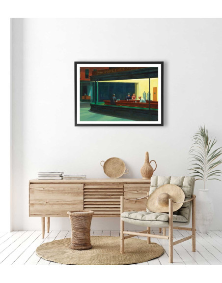  Affiche Nighthawks Edward Hopper