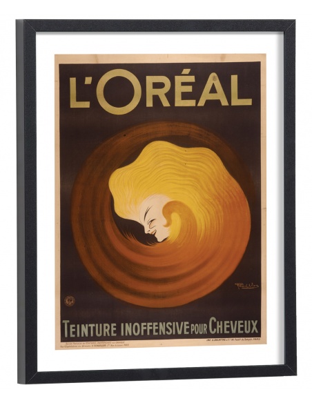 Affiche publicitaire ancienne L'Oréal