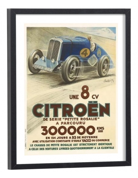 Affiche Pub Citroën Rosalie 8