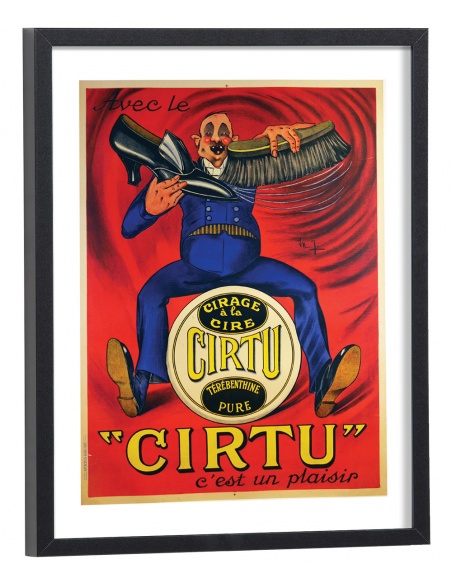 Affiche Pub Cirage Cirtu