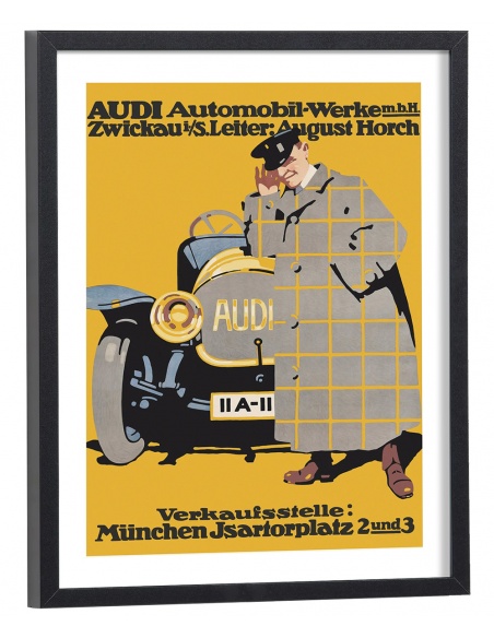 Affiche Pub Audi ancienne