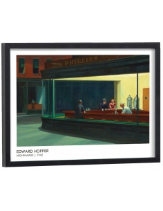 Affiche Reproduction Edward Hopper - Nighthawks