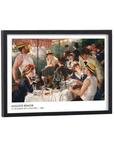 Affiche Reproduction Auguste Renoir - Le Déjeuner des canotiers