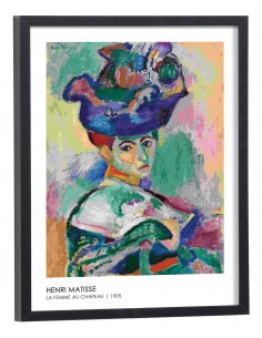 Affiche Reproduction Henri Matisse - Femme au chapeau