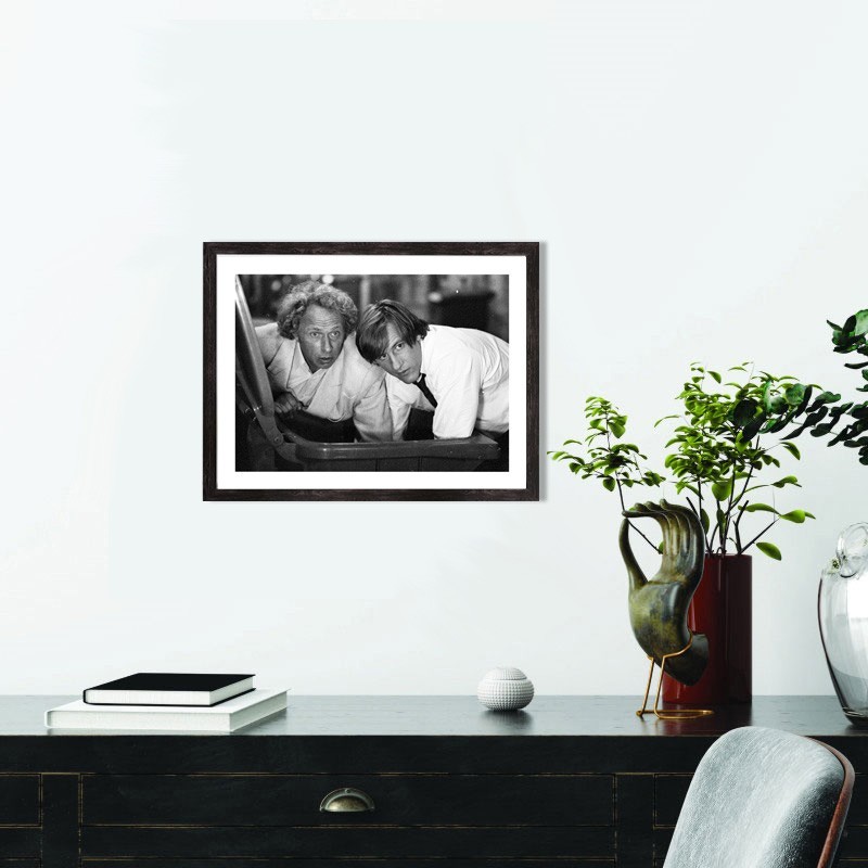 Affiche film Les compères noir et blanc