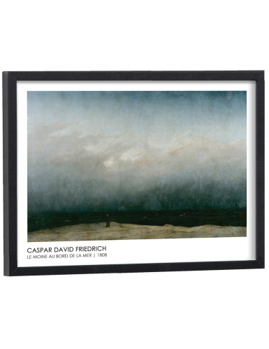 Tableau Reproduction Friedrich - Le Moine au bord de la mer