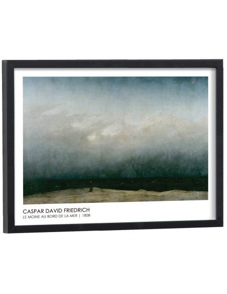 Tableau Reproduction Friedrich - Le Moine au bord de la mer