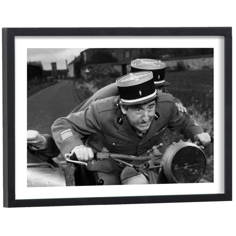 Affiche film On a retrouvé la 7ème compagnie en noir et blanc